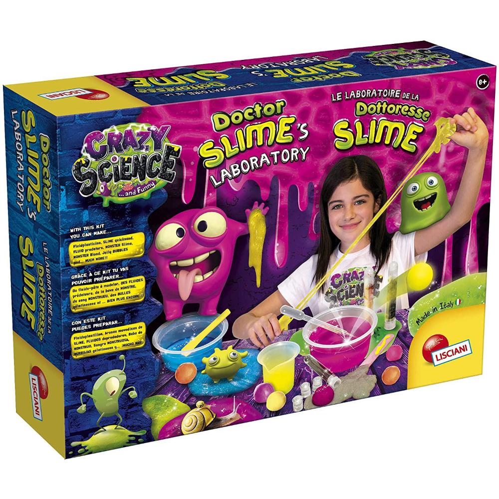 Crazy Science Lisciani - Kit Scientifico Draghi E Dinosauri Da Costruire Con Slime, Uova Da Scavare E Amuleto - Giochi Creativi - 2