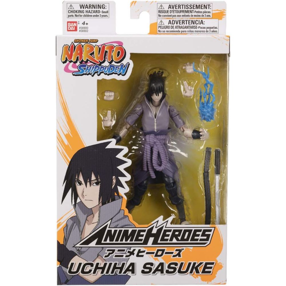 Bandai Naruto Anime Heroes Naruto & Sasuke Uchiha Rival Pack