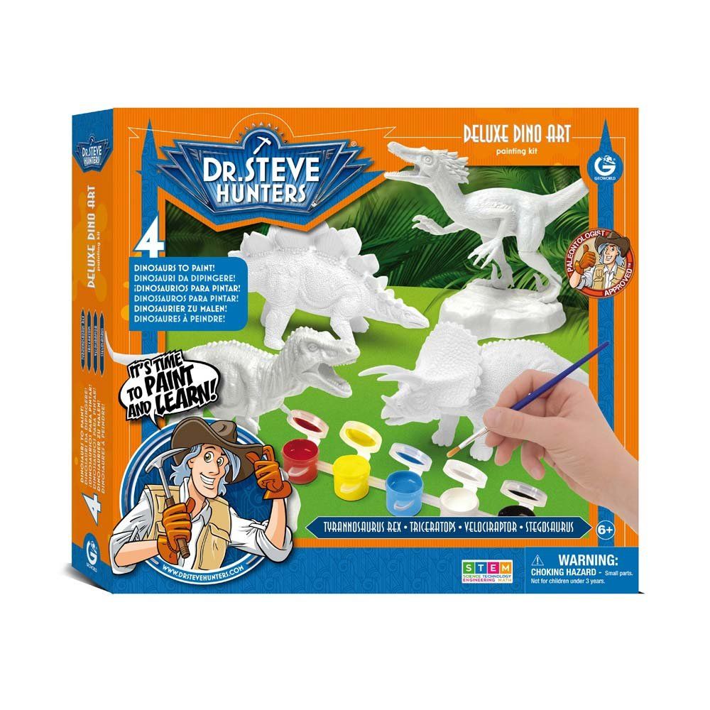 Geoworld Dr Steve Hunters Deluxe Dino Art Kit Toymagic