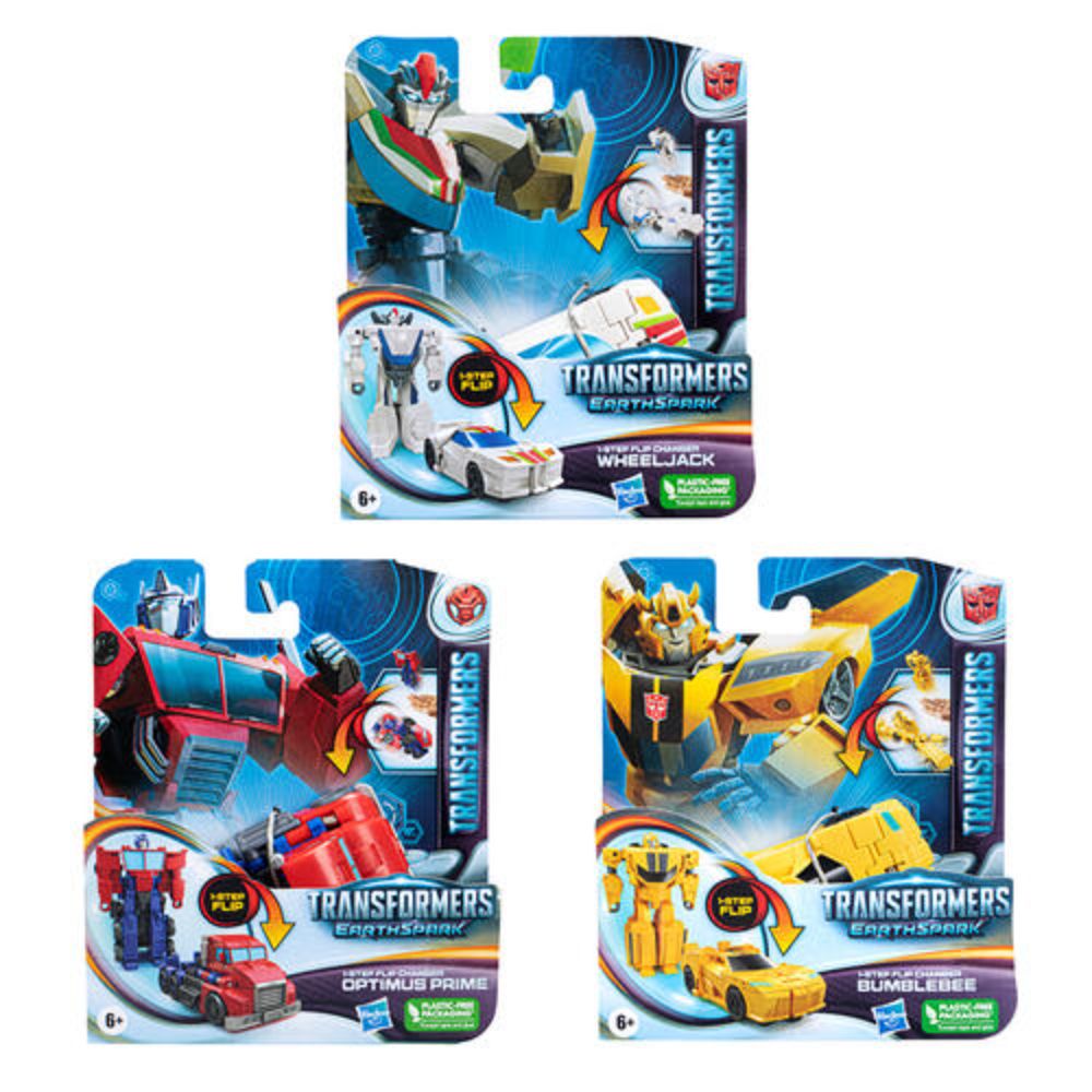 Transformers EarthSpark 1 Step Flip Changer Asst – Toymagic