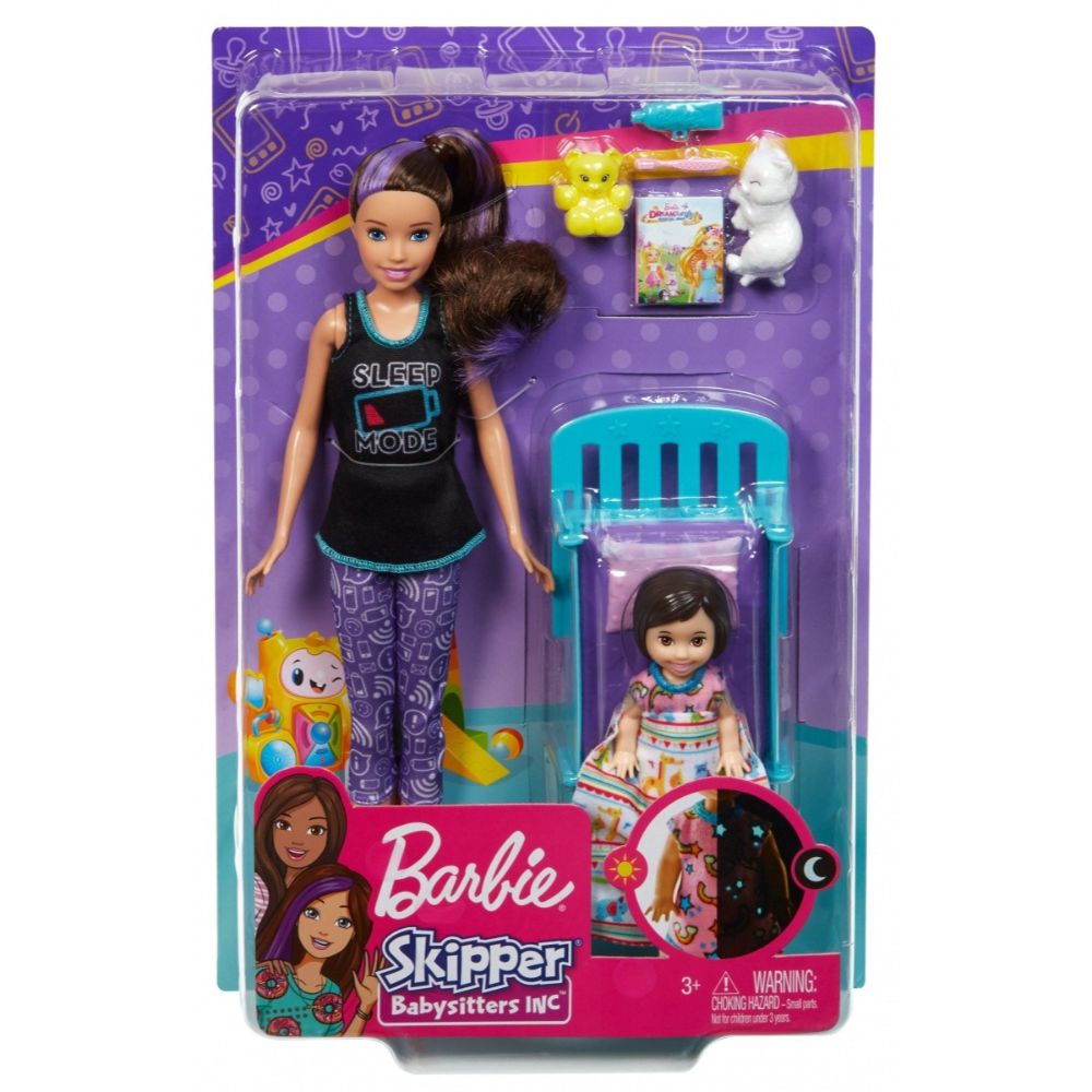 Mattel Barbie Babysitter Nanny set Skipper – Toymagic