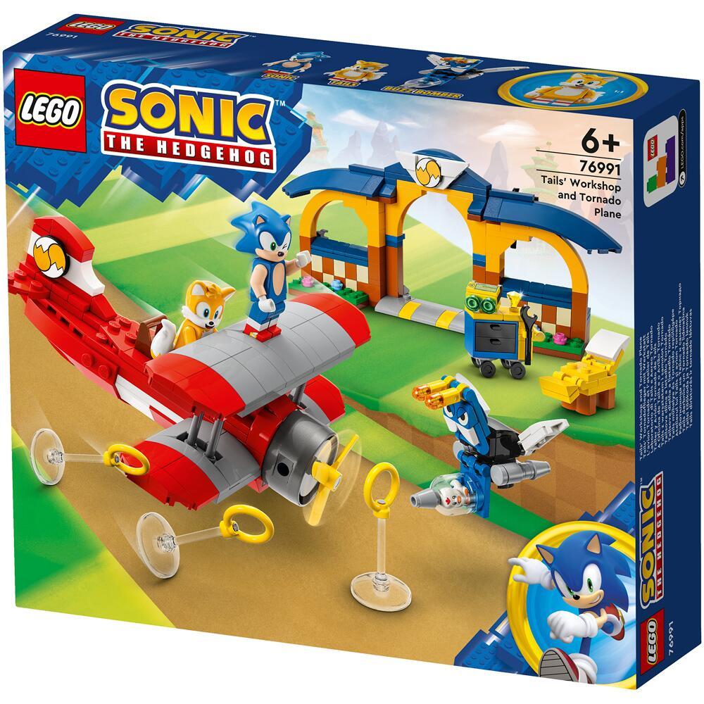 LEGO 76991 Sonic Tails' Workshop and Tornado Plane – Toymagic