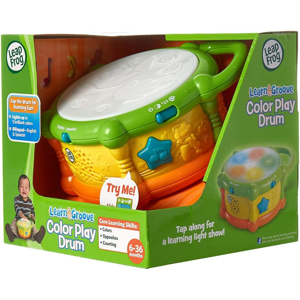 LeapFrog Learn And Groove Colour Play Drum Green – Toymagic
