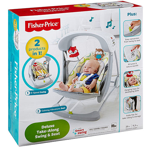 Fisher-Price Rainforest Friends Take-Along Swing Seat – Toymagic