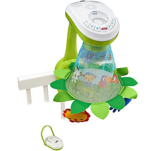 Fisher price rainforest cot 2024 mobile