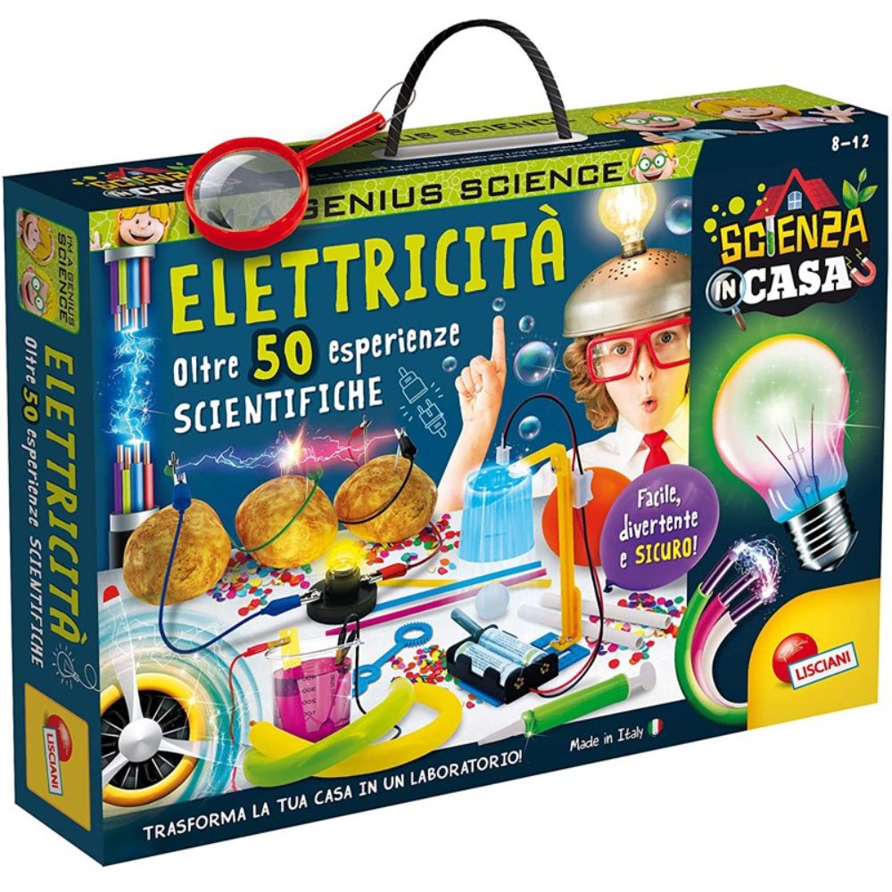 Lisciani - I'm a Genius Science - Kit De Chimie - 25 Expériences Amusantes Pour Débuter en Chimie - Jeu Educatif et Scientifique - Pour Enfants de 8 à 12 ans Lisciani - I'm a Genius Science - Kit De Chimie - 25 Expériences Amusantes Pour Débuter en Chimie - Jeu Educatif et Scientifique - Pour Enfants de 8 à 12 ans