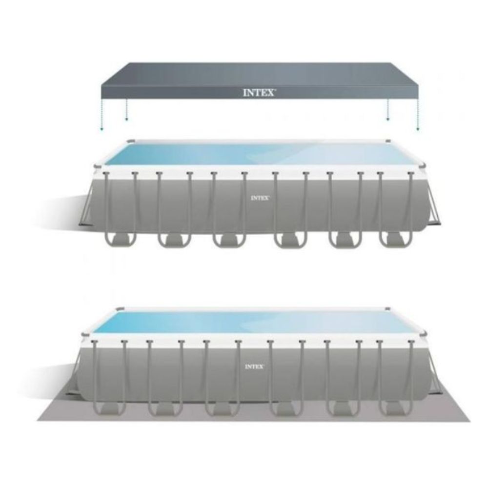 Intex Ultra XTR Rectangular Frame Pool (7.32m x 3.66m x 1.32m) 26364 ...