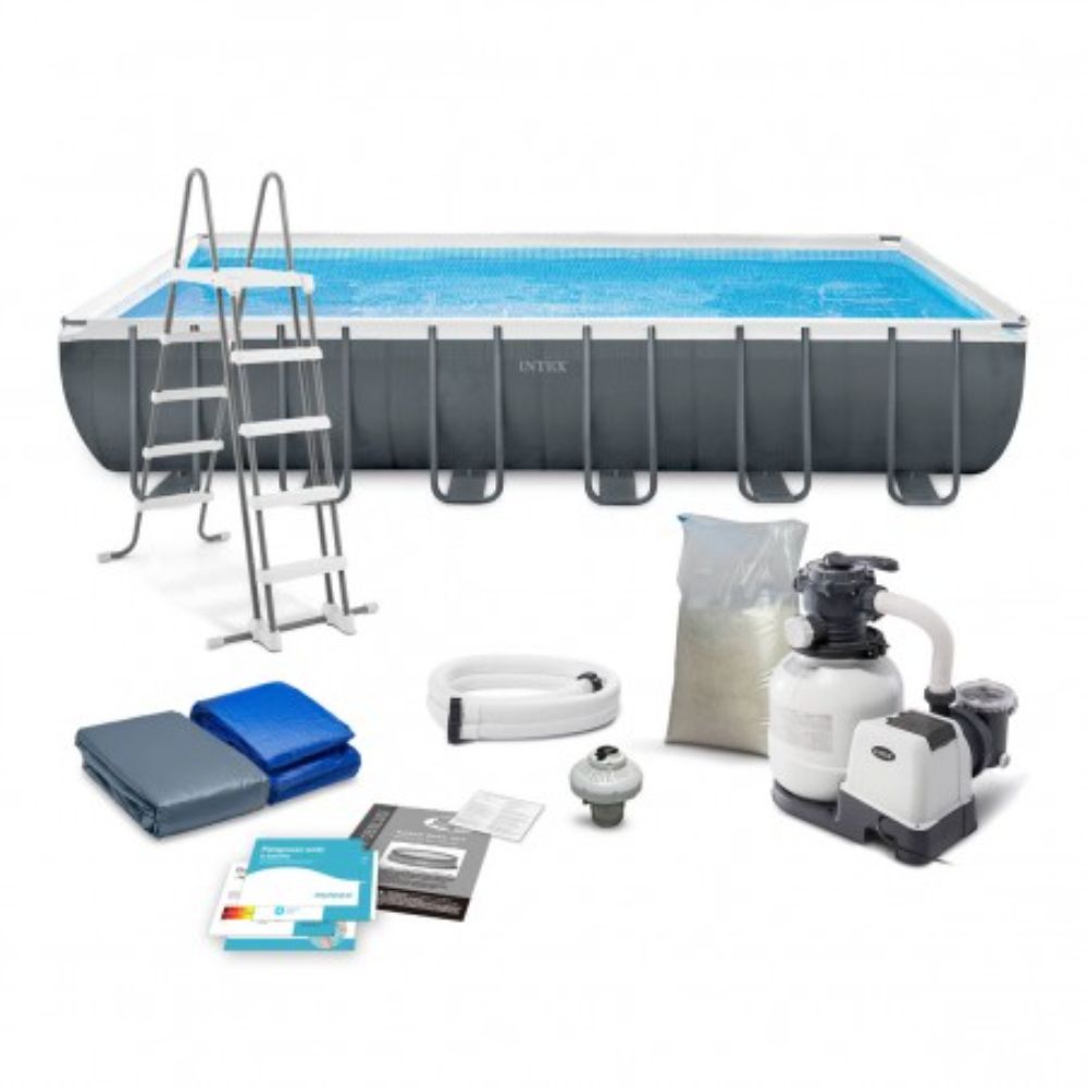 Intex Ultra XTR Rectangular Frame Pool (7.32m x 3.66m x 1.32m) 26364 ...