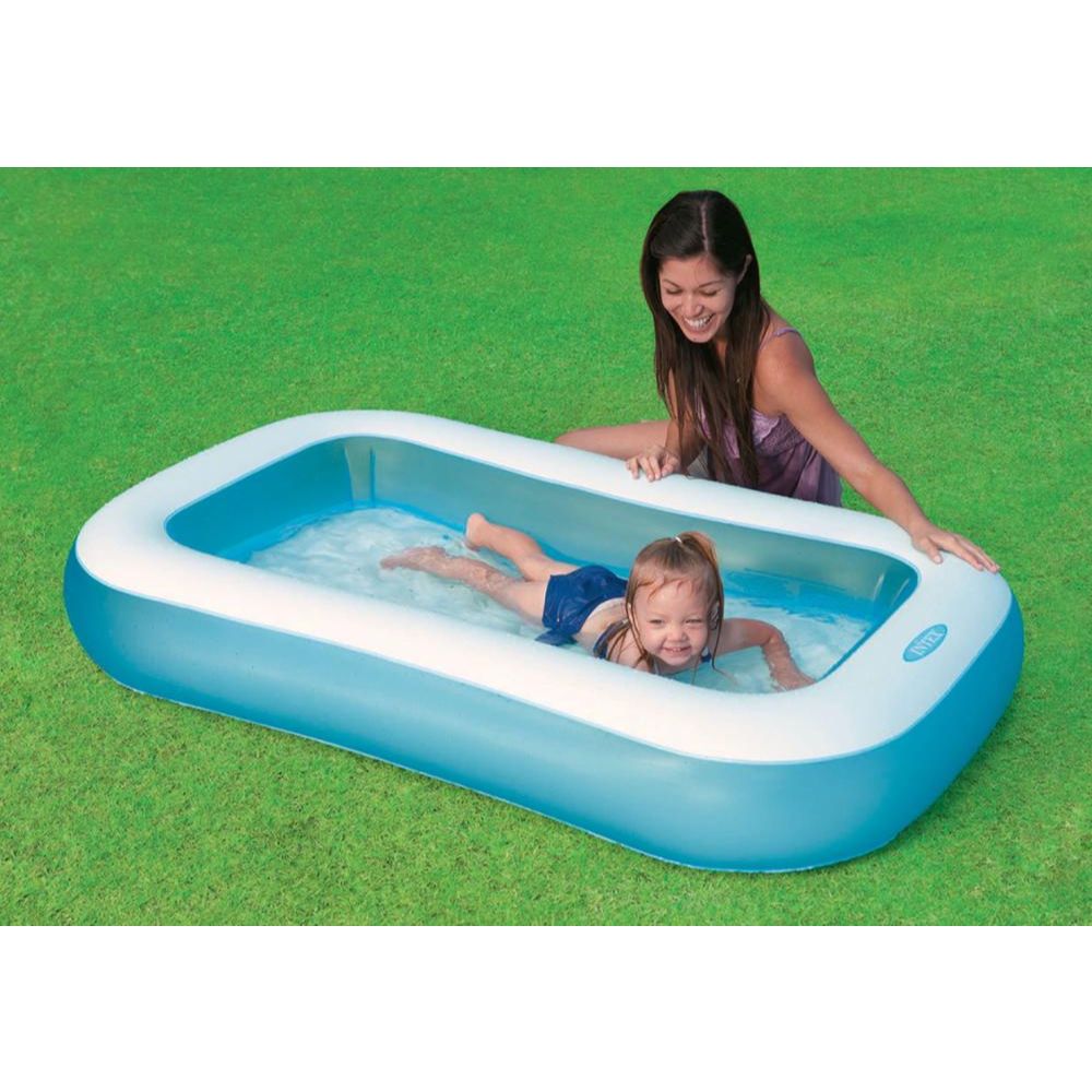 Intex Inflatable rectangular kids pool (1.66m x 1.00m x 28cm) – Toymagic