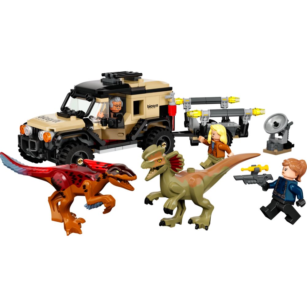 LEGO 76951 Jurassic World Pyroraptor Dilophosaurus Transport