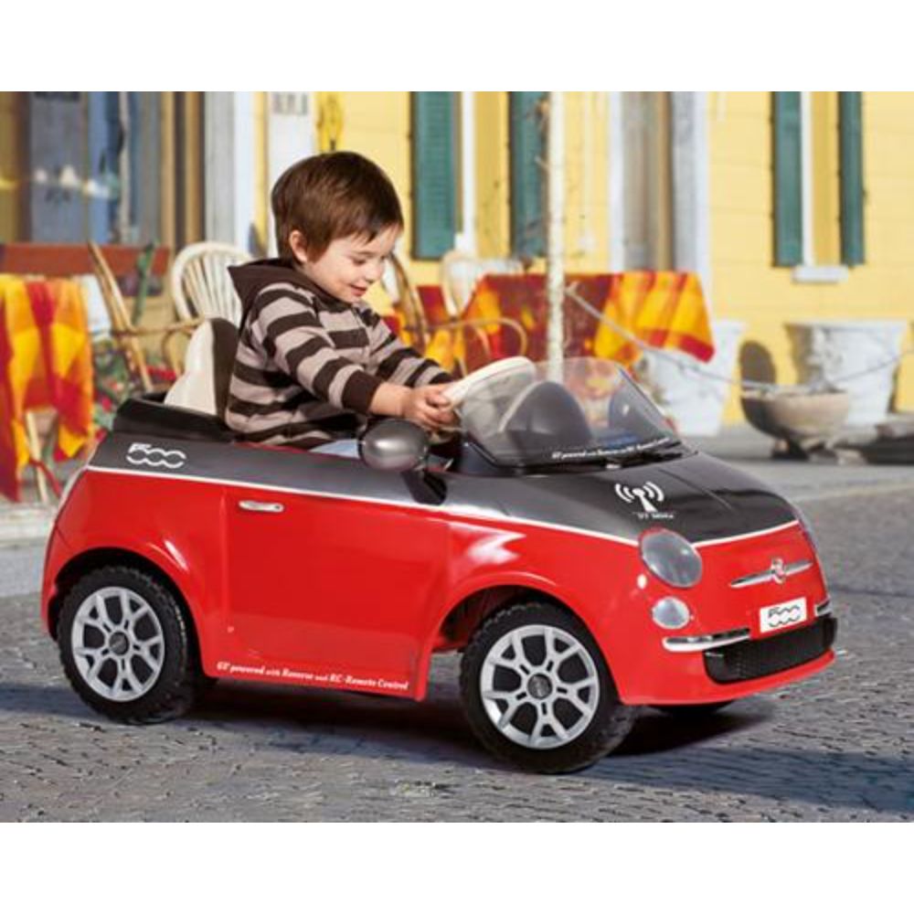 Peg Perego Fiat 500 Red/Grey 6V with Remote – Toymagic